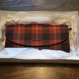 Coach envelope wallet